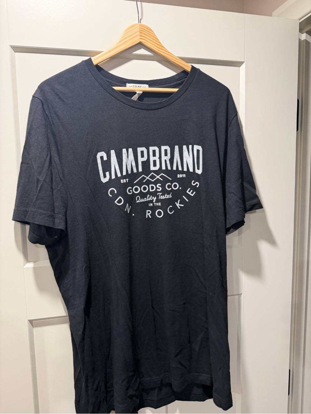 Campbrand Men’s Black Short Sleeve Graphic Tee